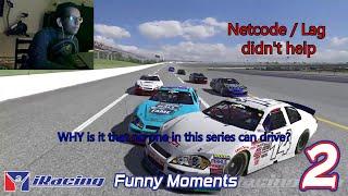 iRacing Funny Moments 2 - Class D Talladega and PickUp Cup Shenanigans