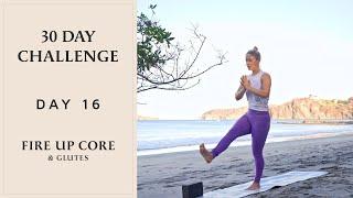 Yoga Exercises for Core & Glute Strengthening | 30 Day Yoga Challenge