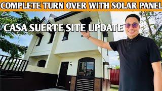 AFFORDABLE TOWNHOUSE WITH SOLAR PANEL AT CAVITE | CASA SUERTE SITE UPDATE | RENT TO OWN CAVITE