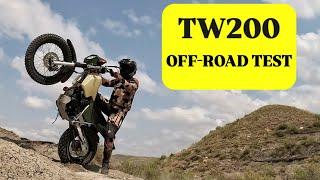 Yamaha TW 200 Off-Road test