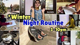 Winter Evening-Night Routine #night #school #college