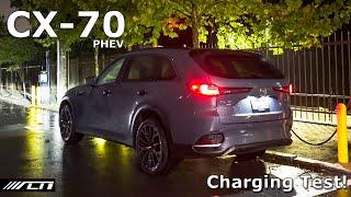 2025 Mazda CX-70 Premium Plus PHEV Charging Test /// Needs More Range?