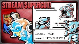 Blastoise Stream Supercut - Turtle lays the smack down - Pokemon Red