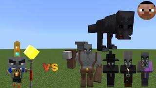 Arch Illager vs Illage and Spillage Bosses | Minecraft Java | Mob Battle