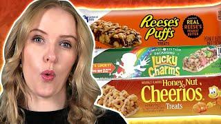 Irish People Try American Cereal Bars