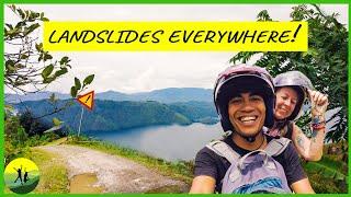 Exploring a rugged VOLCANIC ISLAND by SCOOTER - Samosir Island, Lake Toba, SUMATRA VLOG