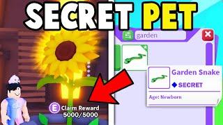 I got the SECRET GARDEN PET in Adopt Me..