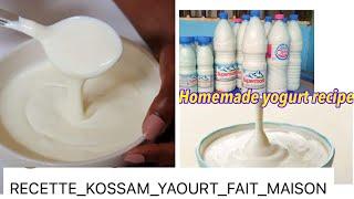 Comment faire le kossam (yaourt,lait caillé) avec le lait en poudre / Homemade yogurt recipe