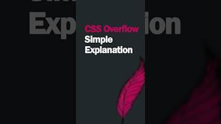Overflow in CSS #html #webdesign #css #css3 #html5 #webdevelopment #coding #js #javascript #web