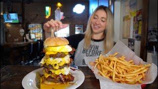 THE QUADRUPLE BYPASS BURGER CHALLENGE