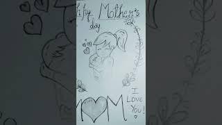 Mother's dayspecial drawing //  #shortsfeed #shorts #mothersday #trending #trendingsong