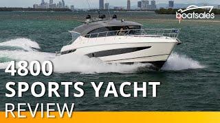 2019 Riviera 4800 Sport Yacht  Series II Platinum Edition Review | boatsales