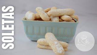 SOLETAS, Vainillas o Ladyfingers PERFECTAS!!!! Ideales para preparar Tiramisu