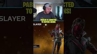 Pabloh's ADDICTED to BUYING SKINS in Apex Legends! #apex