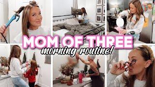 MORNING ROUTINE // mom of 3, school & work day morning routine!