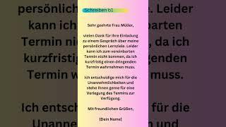 b1 Zertifikat Prüfung #deutschlernen #learngerman #germanlanguage #schreiben #german #deutsch
