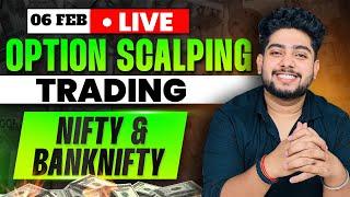 06 February Live Trading | Live Intraday Trading Today | Bank Nifty option trading live| #Nifty50 |