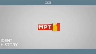 MRT (North Macedonia) ident history | 198x present