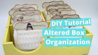 How To Create An Altered Box to Organize Your Lace