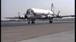 CL44 Guppy Landing