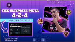 4-2-4 Custom Tactics & Player Instructions • FIFA 23 Ultimate Guide | EAFC Tutorials