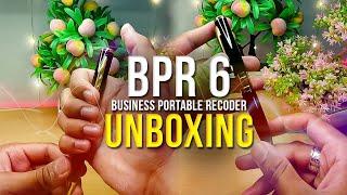 BPR 6 Business Portable Recorder Unboxing | HD Recoder | Camera Pen | Hide Camera