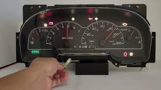 2000-2003 FORD WINDSTAR USED INSTRUMENT CLUSTER FOR SALE 1F2F-10849-BG