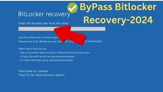 3 Ways to Bypass BitLocker Blue Screen in Windows 10/11 (2024 ) | Find Your BitLocker Recovery Key