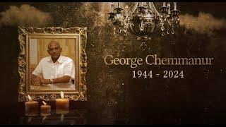 Tribute to George Chemmanur - St. Mary's Church, Basavanagar-Kaggadasapura