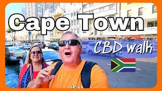 Exploring Cape Town CBD and walking Down Kloof to Long Street