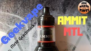 Geekvape Ammit MTL - Mehr Geschmack rausholen