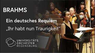 BRAHMS „Ihr habt nun Traurigkeit“ (Requiem) | Uniorchester und Unichor Regensburg • Duque • Goerke