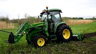 John Deere 4066R with 673 Tiller Review