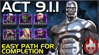 MCOC: Act 9.1.1 - Easy Path For Completion - Abs man Vs Silver Surfer - 2024