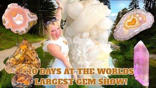 10 DAYS AT THE WORLDS LARGEST GEM SHOW  | VLOG | Kenna’s Crystals 