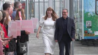 UK Prime Minister Keir Starmer arrives for Labour Party Annual Conference | AFP