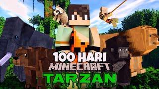 100 Hari Di Minecraft Tapi Jadi Tarzan