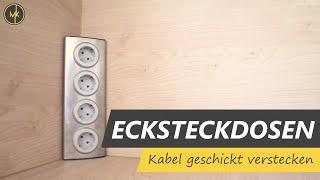 Ecksteckdose in die Küche montieren