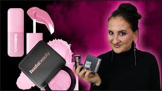 HUDA BEAUTY UBE SETTING POWDER AND BLSH - REVIEW AND TRY ON