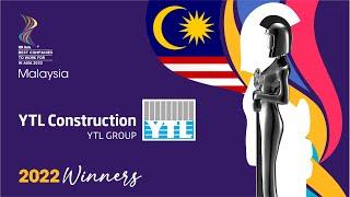 YTL CONSTRUCTION - 2022 Malaysia HR ASIA Best Companies to Work for in Asia