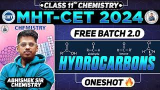 15. Hydrocarbons || 1M || Concept + PYQs + Short Tricks  || Class11th #cet2024 #mhtcet2024