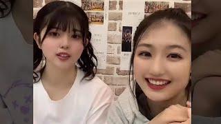 坂下真心 塩月希依音 (NMB48)  TikTok LIVE 2024年1月22日