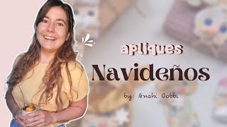 APLIQUES NAVIDEÑOS - DIY - FACIL - PASO A PASO