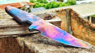Knife Making - Making a Simple Colored Knife