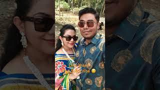 A short trip to Behula part1 #saree #sareelover #stylingsaree #rayban #nature #naturelover #puresilk