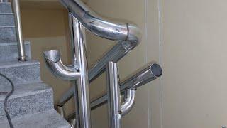 stainless steel railing fabrication full installation process.