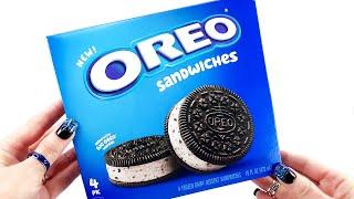 OREO Ice Cream Sandwiches - Unwrapping