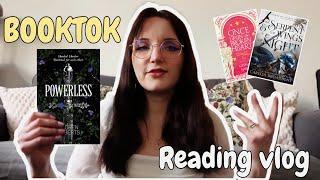 Ich lese eine Woche lang gehypte TikTok Bücher | Reading Vlog