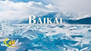 Baikal Lake 4K – Winter Beauty of the Baikal Lake – Relaxing Piano 4K