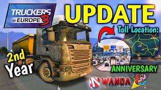 Anniversary Update! - Toll Booth Locations, Features & More in Truckers Of Europe 3 by Wanda (Toe3)